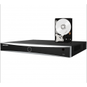 NVR HIKVISION 32 Canali 1U Serie K Acusense 4K 12MP