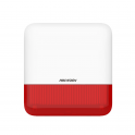 External Wireless Alarm Siren 868MHz Hikvision AXPro Red