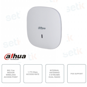 Punto di accesso wireless 802.11ax - PoE - Per interni - 1.775Gbps
