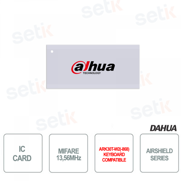 Tessera RFID Mifare Card 13,56MHz per tastiera ARK30T-W2-868 Airshield