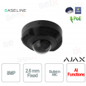 Ajax DomeCam mini 8MP with 2.8mm Lens Black