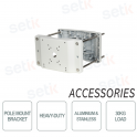 Support Dahua Pole pour caméras de vidéosurveillance, en acier et aluminium, capacité 30Kg, couleur blanche