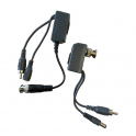 Video Balun passivi RJ45 Audio+Video+Alimentazione 200Mt.