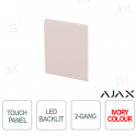 Zentraltaster für LightSwitch 2fach Ajax Ivory