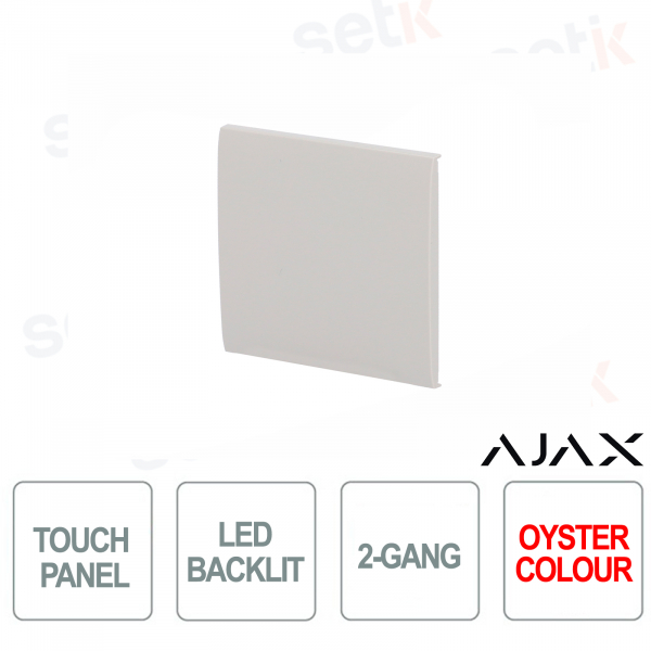 Tasto centrale per LightSwitch 2-gang Ajax Ostrica