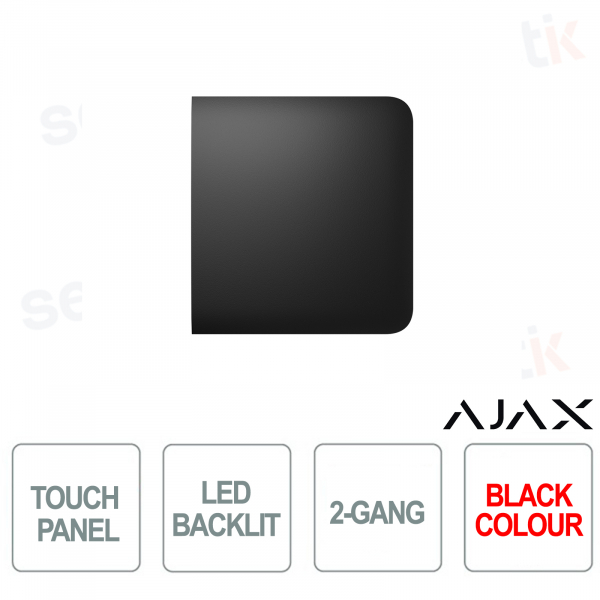 Side button for LightSwitch 2-gang Ajax Black