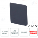 Botón lateral para LightSwitch 2 elemento Ajax Grafite