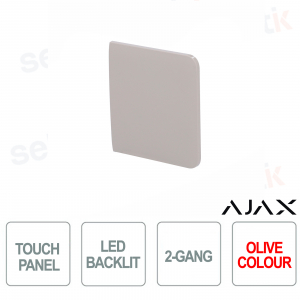 Bouton latéral pour LightSwitch 2-gang Ajax Oliva