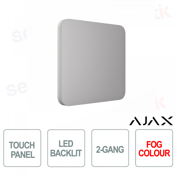 Bouton unique pour LightSwitch 2 gangs Ajax Fog