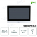 Monitor da interno - Display 10" Touch + Slot SD Card IP e WI - Argento - Dahua