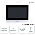 Monitor da interno - Display 7" Touch + Slot SD Card IP e WI - Argento - Dahua