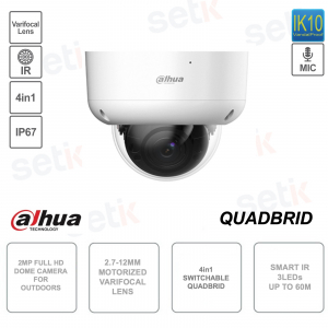 Dahua 2MP HDCVI Dome Camera with Motorized Lens and Night Vision