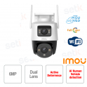 Cámara Imou Sense Imou Cruiser dual de 6 MP y 3,6 mm a todo color con infrarrojos