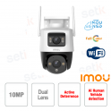 Cámara Imou Cruiser Dual de 10MP con lente dual a todo color IR Imou Sense Wi-Fi