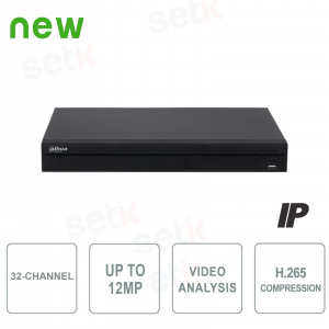 copy of IP NVR 32 Channels H.265 4K 8MP 160Mbps Video Analysis - Dahua