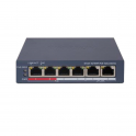 Manageable network switch - 4x PoE ports 10-100Mbps - 2x RJ45 10-100Mbps - Watchdog