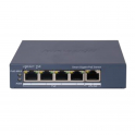 Conmutador de red: 4 puertos Gigabit PoE, 1 puerto Gigabit RJ45