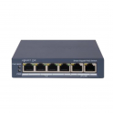 Verwalteter Netzwerk-Switch – 4 Gigabit-PoE-Ports – 2 Gigabit-RJ45-Ports