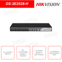Network Switch - 24 Base-T 10/100/1000 Ports + 4 Base-X SFP 1000 Ports - 1 Console Port