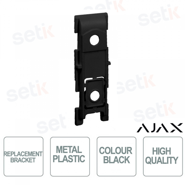 Staffa di ricambio Ajax in metallo plastico di colore nero