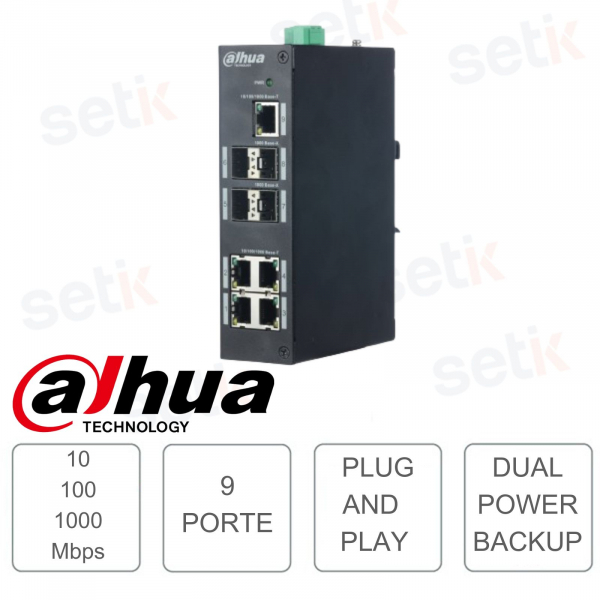 Commutateur Gigabit Dahua 9 ports-non géré-