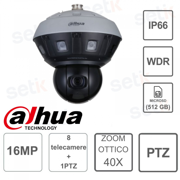 Dahua-16 MP Multi-Sensor 360° Panoramic-PTZ camera