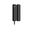 Ajax Superior DoorProtect Fiber Black – Professional Wired Opening Sensor for Doors and Windows