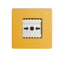 Ajax ManualCallPoint Jeweller Giallo – Pulsante Manuale Wireless per Allarmi e Scenari di Emergenza