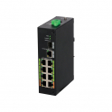 Switch PoE industrial de 10 puertos y 8 puertos ePoE + Uplink + SFP - Dahua