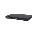 Switch PoE industriel - 18 RJ45 - 16 Ethernet PoE - 2 Ethernet - 2 Uplink SFP - Dahua - V2