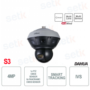 Dahua multisensor panorámico + cámara ptz - 4MP - S3