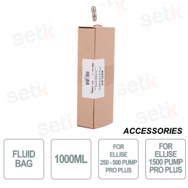 Sachet de recharge pour générateur de brouillard - Contenance 1000ml - Pour modèles ELLIPSE 250 - 500 - 1500 PUMP PRO PLUS