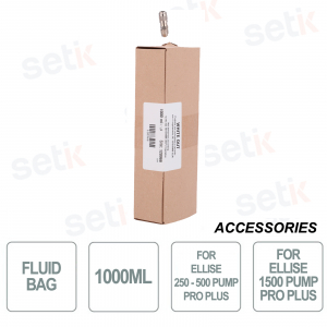 Nachfüllbeutel für Nebelgenerator - Inhalt 1000 ml - Für ELLIPSE 250 - 500 - 1500 PUMP PRO PLUS-Modelle