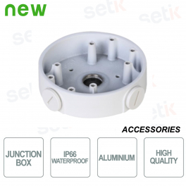 Dahua PFA139 White Junction Box for Cameras, Durable and Compact