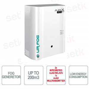 Fog alarm - MODULAR 200 AJAX READY - 2 Ajax relays + Ajax Multitransmitter included - Up to 200m3 - UR FOG
