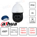 DOUBLE LENS Thermal Speed Dome Camera - Visible 12mm-Thermal 10m