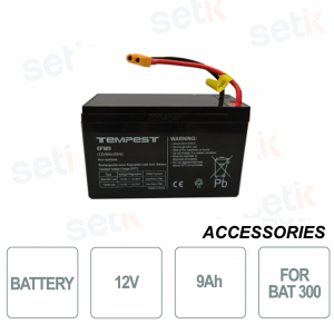Batteria 12V 9Ah per BAT 300 - UR FOG