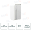 Detector PIR dual para vista lateral exterior - IP55