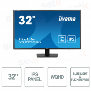 Prolite 32" IPS WQHD 3ms Lautsprecher Blaulicht flimmerfreier Monitor - IIYAMA
