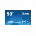 Moniteur professionnel IIYAMA 50 pouces - Résolution 4K Ultra HD - Lecteur multimédia - OS Android - IISIGNAGE²
