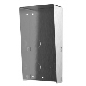 Caja de protección Hikvision con funda para lluvia.