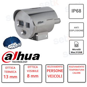 Telecamera IP - termica - antiesplosione - ibrida - videoanalisi - Dahua