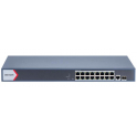 SWITCH GESTITO-16 PORTE POE-1PORTA RJ45-1 PORTA FIBRA OTTICA- GIGABIT