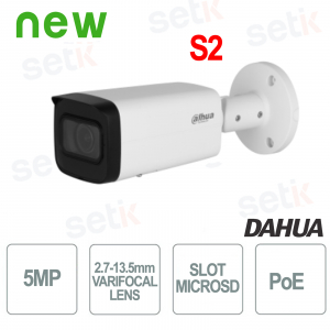 ONVIF® PoE 5MP 2.7-13.5mm WizSense S2 outdoor IP camera - Dahua