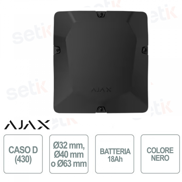 Ajax Case - Caso D - Custodia per dispositivo - Nero