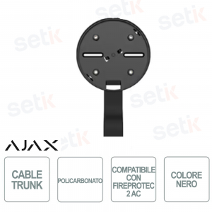Ajax CableTrunk Black – FireProtect 2 AC Cable Duct Accessory