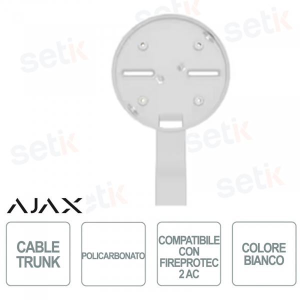 Ajax CableTrunk Blanc – Accessoire de conduit de câble CA FireProtect 2
