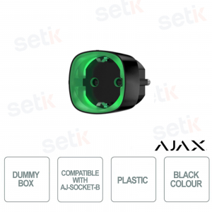 Ersatzgehäuse für AJ-SOCKET-B / 38210.34.BL1 – Farbe Schwarz