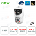 Dahua SDT4E425-8P-GB-APV1 8+4MP AI WizSense PTZ Camera with 25x Zoom, Panoramic Lens