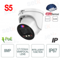 AI IP Camera ONVIF® PoE 8MP Varifocal Lens 2.7-13.5mm Video Analysis S5 - Wizsense - Dahua